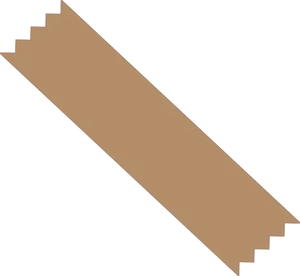 Brown Duct Tape Strip PNG image