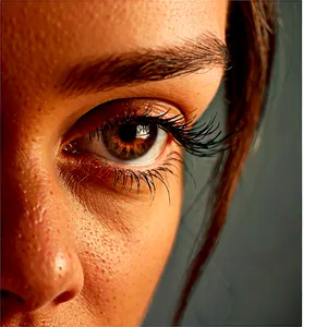 Brown Eyelash Extensions PNG Wxq
