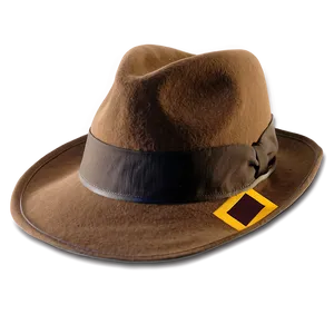 Brown Fedora Hat PNG 81