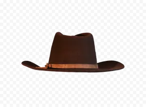 Brown Fedora Hat Transparent Background PNG image