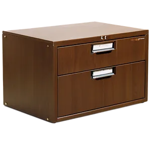 Brown Filing Cabinet PNG Yhm