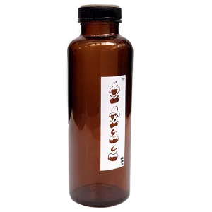 Brown Glass Pill Bottle PNG 05252024 PNG