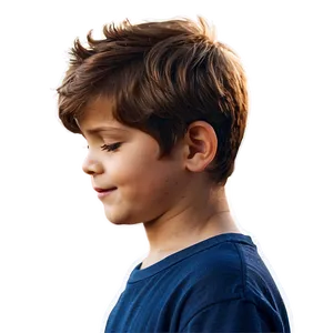 Brown Hair Boy PNG 06282024