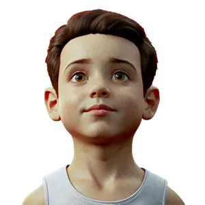 Brown Hair Boy PNG 06282024