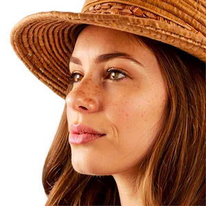 Brown Hair With Hat Png Uhc PNG image