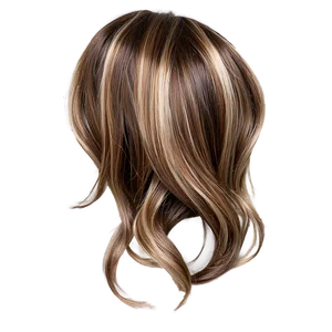 Brown Hair With Highlights Png Vhd PNG image