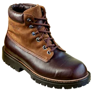 Brown Hiking Boots Png 2 PNG image