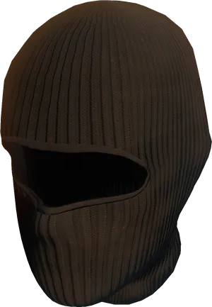 Brown Knitted Balaclava PNG image