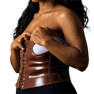 Brown Latex Waist Trainer Png 4 PNG image