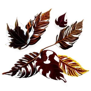 Brown Leaves Falling Png 6 PNG image