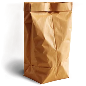 Brown Paper Bag D PNG image