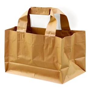 Brown Paper Bag For Groceries PNG 32