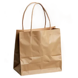 Brown Paper Bag For Shopping PNG 06282024