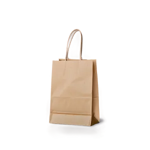 Brown Paper Bag With Sticker PNG 06282024