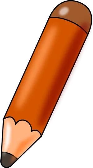 Brown Pencil Clipart PNG image