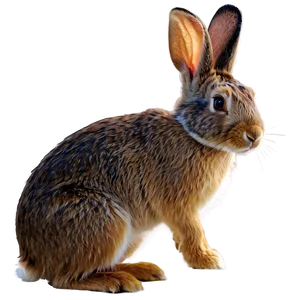 Brown Rabbit PNG 53