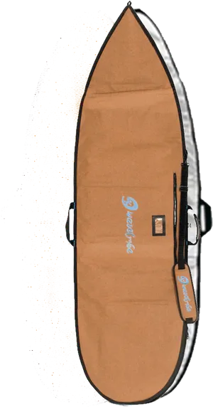Brown Surfboard Bagwith Logo PNG image