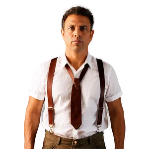 Brown Suspenders PNG 06282024