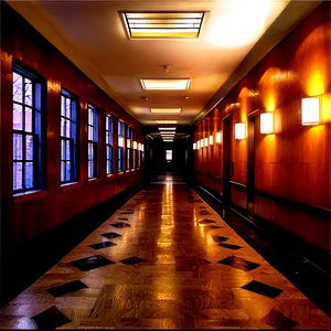 Brown University Historic Hallway PNG Otf76
