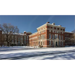 Brown University Winter Scene PNG 06252024