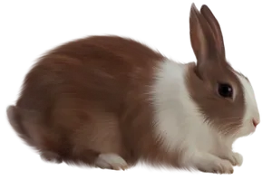 Brownand White Rabbit Black Background.jpg