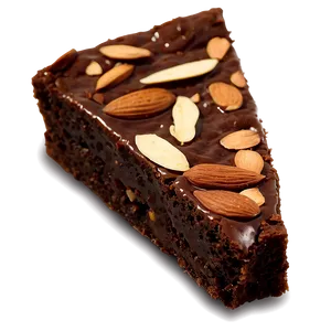Brownie With Almonds PNG 10 PNG