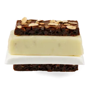 Brownie With Almonds PNG Wbn37 PNG