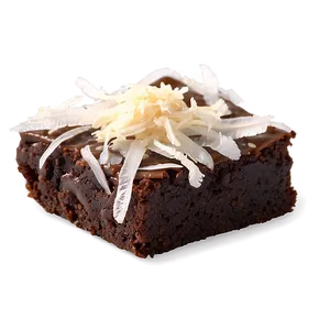 Brownie With Coconut Flakes PNG 79 PNG
