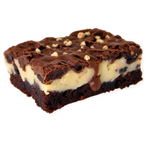 Brownie With Cookie Dough PNG Avi PNG