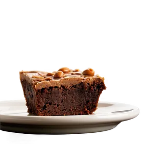 Brownie With Hazelnut Spread PNG Cqr88