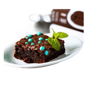 Brownie With Mint Chips PNG 25 PNG