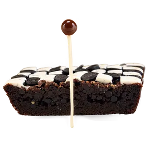 Brownie With Oreo Pieces PNG 06122024 PNG