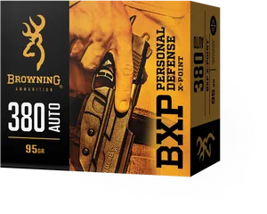 Browning380 Auto Ammunition Box PNG image
