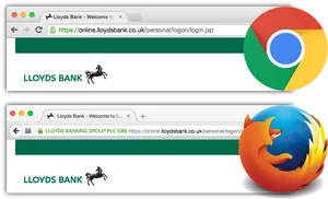 Browser Comparison Lloyds Bank Website PNG