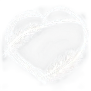 Brush Stroke Heart Outline PNG Ywq PNG