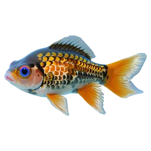 Bubble Eye Goldfish PNG Qsn