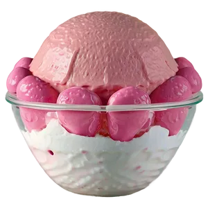 Bubble Gum Ice Cream Sundae Png 47 PNG image