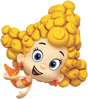 Bubble Guppies Animated Character PNG image