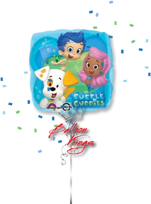Bubble Guppies Balloon Decoration PNG image