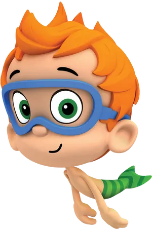 Bubble Guppies Character Nonny PNG image