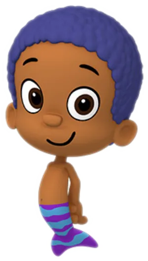 Bubble Guppies Character Smiling PNG image