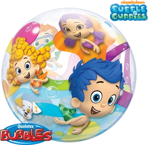 Bubble Guppies Characters Balloon PNG image