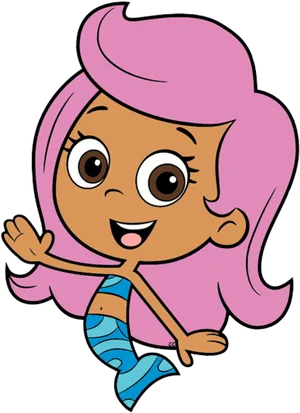 Bubble Guppies Molly Character Illustration PNG image