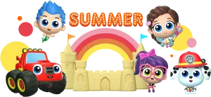 Bubble Guppies Summer Fun PNG image