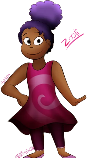 Bubble Guppies Zooli Character Illustration PNG image