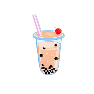 Bubble Tea Cup PNG Nsw