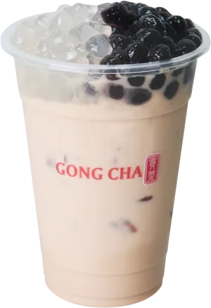 Bubble Tea Gong Cha PNG image