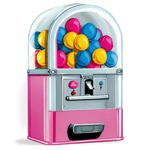 Bubblegum Machine PNG 06252024