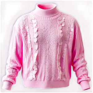 Bubblegum Pink Sweater PNG 06292024