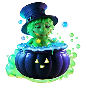 Bubbling Witch's Brew Pumpkin Png 58 PNG image